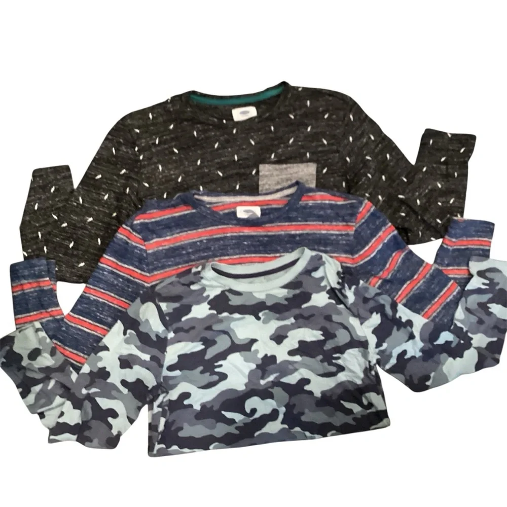 Old Navy 7 Piece Back to School Bundle Long Sleeve Pants  Boys XL (14-16) GUC